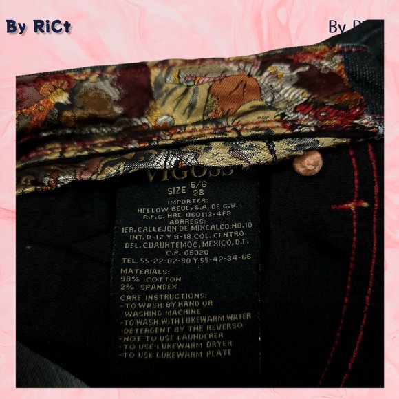 Vigoss Bootcut Women's Jeans Size 28x33 Stretch Blue Denim Flap Pockets Low Rise - Picture 8 of 12